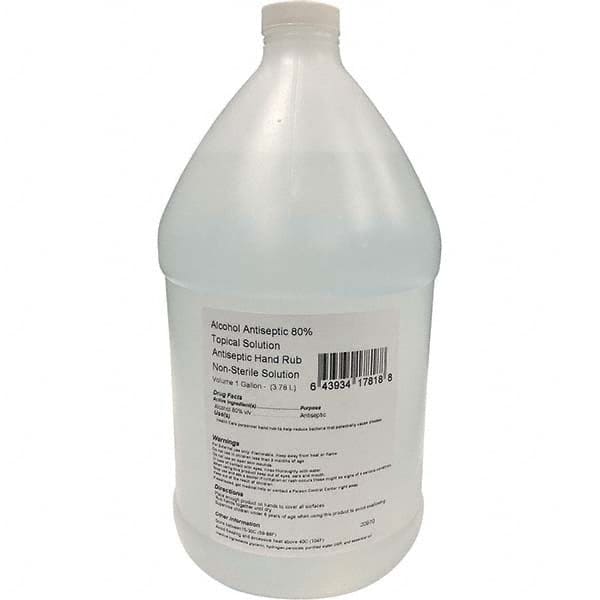 Made in USA - 1 Gal Bottle 80% Alcohol Liquid Hand Sanitizer - Makers Industrial Supply