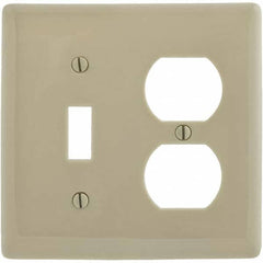 Hubbell Wiring Device-Kellems - Wall Plates Wall Plate Type: Combination Wall Plates Color: Ivory - Makers Industrial Supply