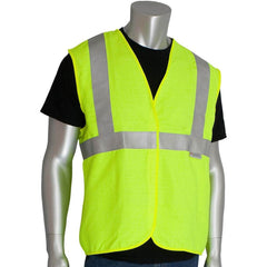 PIP - High Visibility Vests Vest Style: General Purpose Vest Type: Hi Visibility - Makers Industrial Supply