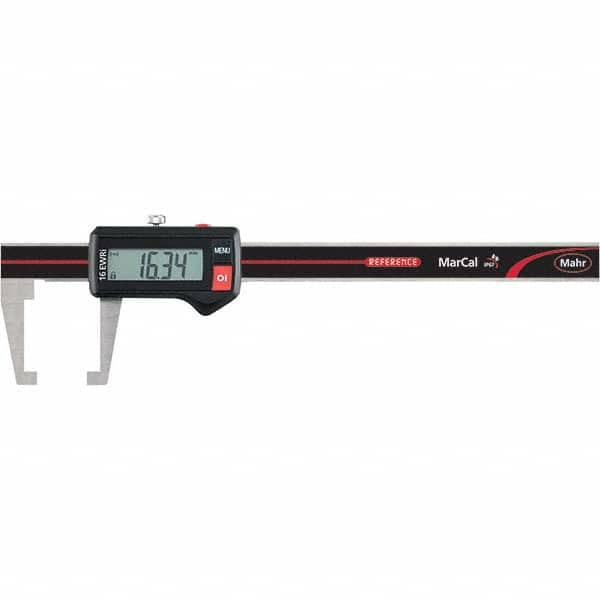 Mahr - 0 to 150mm Range, 0.01mm Resolution, IP67 Electronic Caliper - Makers Industrial Supply