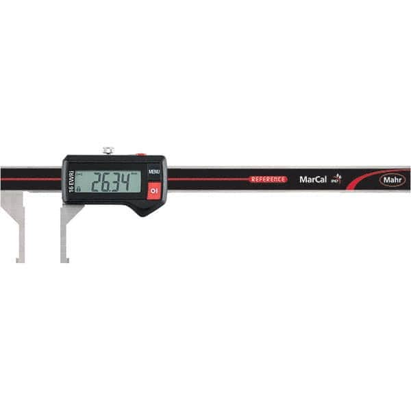 Mahr - 10 to 160mm Range, 0.01mm Resolution, IP67 Electronic Caliper - Makers Industrial Supply