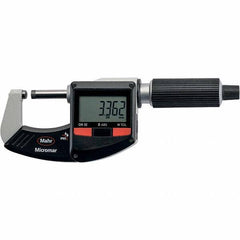 Mahr - Electronic Outside Micrometers Type: Standard Minimum Measurement (Decimal Inch): 1.0000 - Makers Industrial Supply