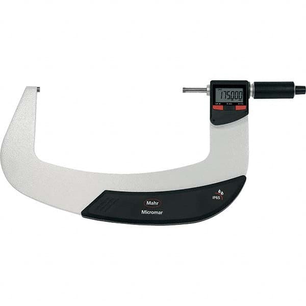 Mahr - Electronic Outside Micrometers Type: Standard Minimum Measurement (Decimal Inch): 6.0000 - Makers Industrial Supply