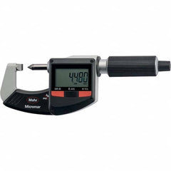 Mahr - Electronic Outside Micrometers Type: Standard Minimum Measurement (Decimal Inch): 0.0000 - Makers Industrial Supply