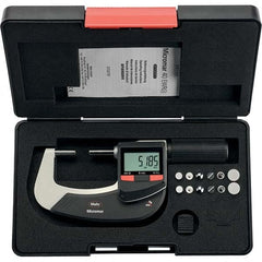 Mahr - Electronic Outside Micrometers Type: Standard Minimum Measurement (Decimal Inch): 0.0000 - Makers Industrial Supply