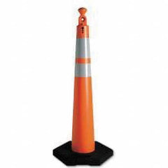 VizCon - Traffic Cones Type: Cone Color: Fluorescent Orange - Makers Industrial Supply