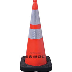 VizCon - Traffic Cones Type: Cone Color: Fluorescent Orange - Makers Industrial Supply