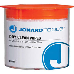 Jonard Tools - Cable Tools & Kits Tool Type: Dry Wipes for Cleaning Fiber Number of Pieces: 90.000 - Makers Industrial Supply