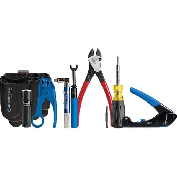 Jonard Tools - Cable Tools & Kits Tool Type: Compression Tool Number of Pieces: 8.000 - Makers Industrial Supply