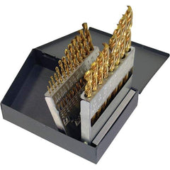 Cle-Line - Drill Bit Sets System of Measurement: Inch Drill Bit Material: High Speed Steel - Makers Industrial Supply