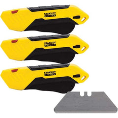 Stanley - Utility Knives, Snap Blades & Box Cutters Type: Safety Utility Knife Blade Type: Retractable - Makers Industrial Supply