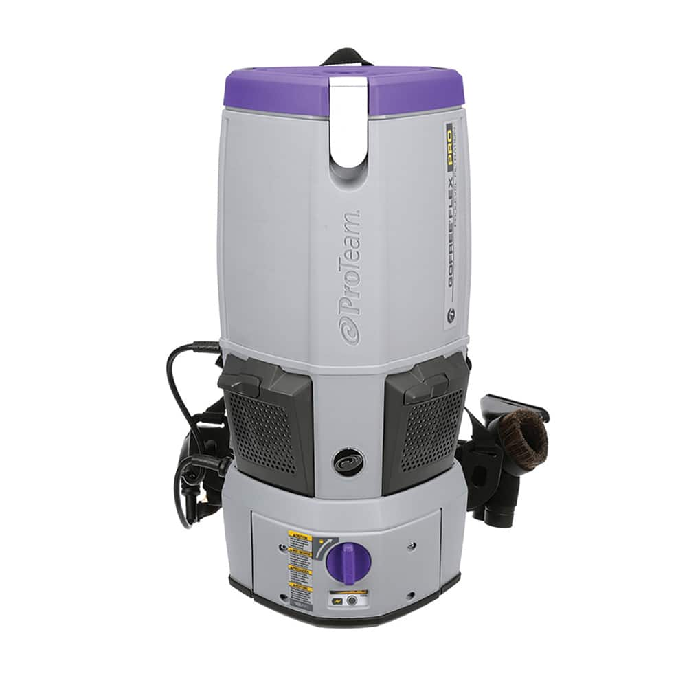 ProTeam - Portable & Backpack Vacuum Cleaners; Type: Backpack Vacuum ; Amperage: 2.8800 ; Voltage: 36 VDC ; Weight (Lb.): 17.5000 ; Included Accessories: 14" Xover Multi-Surface Floor Tool; 42 - Exact Industrial Supply