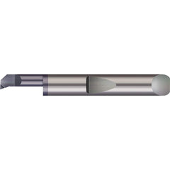 Micro 100 - Boring Bars; Minimum Bore Diameter (Decimal Inch): 0.2000 ; Maximum Bore Depth (Decimal Inch): 1.5000 ; Maximum Bore Depth (Inch): 1-1/2 ; Material: Solid Carbide ; Boring Bar Type: Boring ; Shank Diameter (Decimal Inch): 0.2500 - Exact Industrial Supply