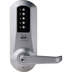 Simplex - Lever Locksets Type: Push-button Lock Door Thickness: 1-3/4 - Makers Industrial Supply