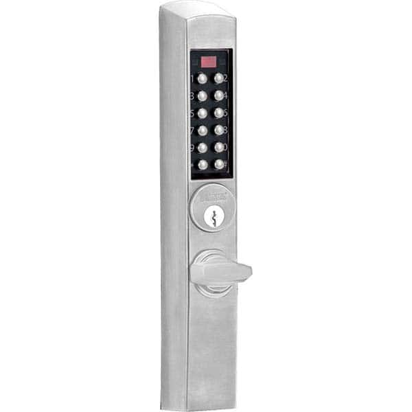 E-Plex - Lever Locksets Type: Thumbturn Door Thickness: 1-3/4 - Makers Industrial Supply