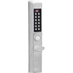 E-Plex - Lever Locksets Type: Thumbturn Door Thickness: 1-3/4 - Makers Industrial Supply