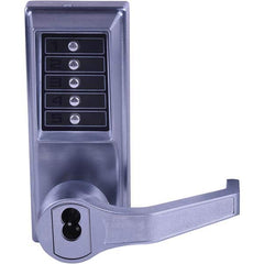 Simplex - Lever Locksets Type: Push-button Lock Door Thickness: 1-3/4 - Makers Industrial Supply