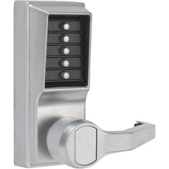 Simplex - Lever Locksets Type: Push-button Lock Door Thickness: 1-3/4 - Makers Industrial Supply