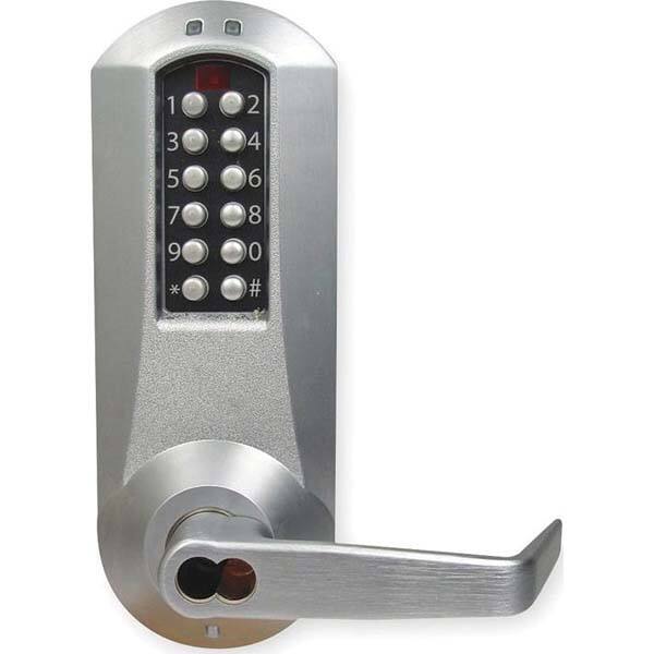 E-Plex - Lever Locksets Type: Keypad Door Thickness: 1-3/4 - Makers Industrial Supply