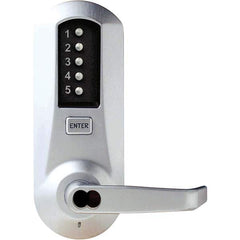 Simplex - Lever Locksets Type: Push-button Lock Door Thickness: 1-3/4 - Makers Industrial Supply