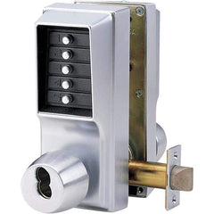 Simplex - Lever Locksets Type: Push-button Lock Door Thickness: 1-3/4 - Makers Industrial Supply