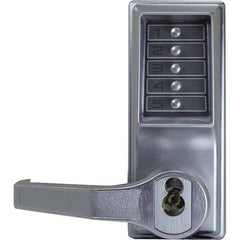 Simplex - Lever Locksets Type: Push-button Lock Door Thickness: 1-3/4 - Makers Industrial Supply