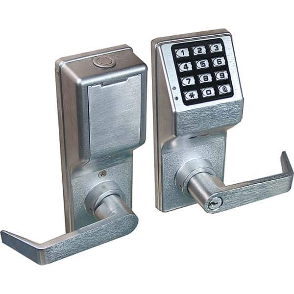 Alarm Lock - Lever Locksets Type: Entrance Door Thickness: 1-3/4 - Makers Industrial Supply