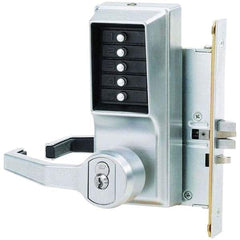 Simplex - Lever Locksets Type: Push-button Lock Door Thickness: 1-3/4 - Makers Industrial Supply