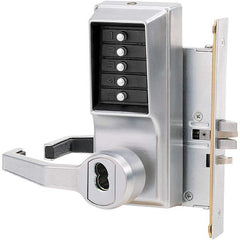 Simplex - Lever Locksets Type: Keypad Door Thickness: 1-3/4 - Makers Industrial Supply