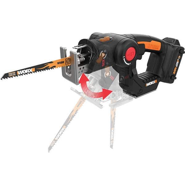 Worx - Cordless Reciprocating Saws Voltage: 20.00 Battery Chemistry: Lithium-Ion - Makers Industrial Supply