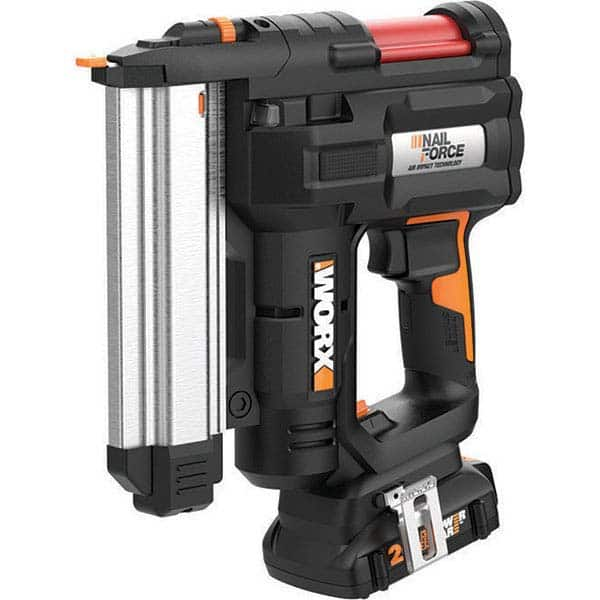 Worx - Cordless Nailers Fastener Type: Staple Gun/Brad Nailer Nail Diameter (Gauge): 18.00 - Makers Industrial Supply