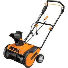 Worx - Snow Blowers Type: Snow Thrower Clearing Width (Inch): 18 - Makers Industrial Supply