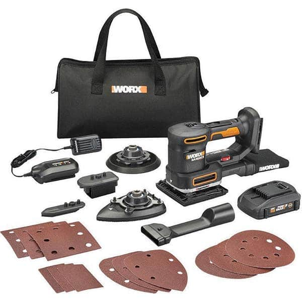 Worx - Electric Orbital Sanders Sander Type: Cordless Random Orbital Random Orbit: Yes - Makers Industrial Supply