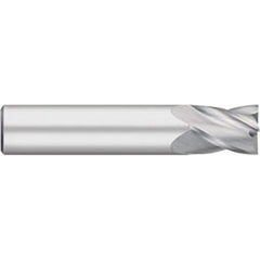 Titan USA - Square End Mills; Mill Diameter (Inch): 1/2 ; Mill Diameter (Decimal Inch): 0.5000 ; Number of Flutes: 4 ; Length of Cut (Inch): 5/8 ; Length of Cut (Decimal Inch): 0.6250 ; Material: Solid Carbide - Exact Industrial Supply