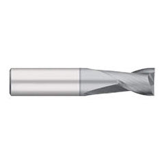 Titan USA - Square End Mills; Mill Diameter (Decimal Inch): 0.1563 ; Number of Flutes: 2 ; Length of Cut (Inch): 5/16 ; Length of Cut (Decimal Inch): 0.3125 ; Material: Solid Carbide ; Finish/Coating: TiCN - Exact Industrial Supply