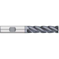 Titan USA - Square End Mills; Mill Diameter (Inch): 3/4 ; Mill Diameter (Decimal Inch): 0.7500 ; Number of Flutes: 4 ; Length of Cut (Inch): 2-1/4 ; Length of Cut (Decimal Inch): 2.2500 ; Material: Solid Carbide - Exact Industrial Supply