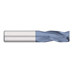 Titan USA - Square End Mills; Mill Diameter (Decimal Inch): 0.0156 ; Number of Flutes: 3 ; Length of Cut (Decimal Inch): 0.0313 ; Material: Solid Carbide ; Finish/Coating: AlTiN ; Shank Diameter (Inch): 1/8 - Exact Industrial Supply