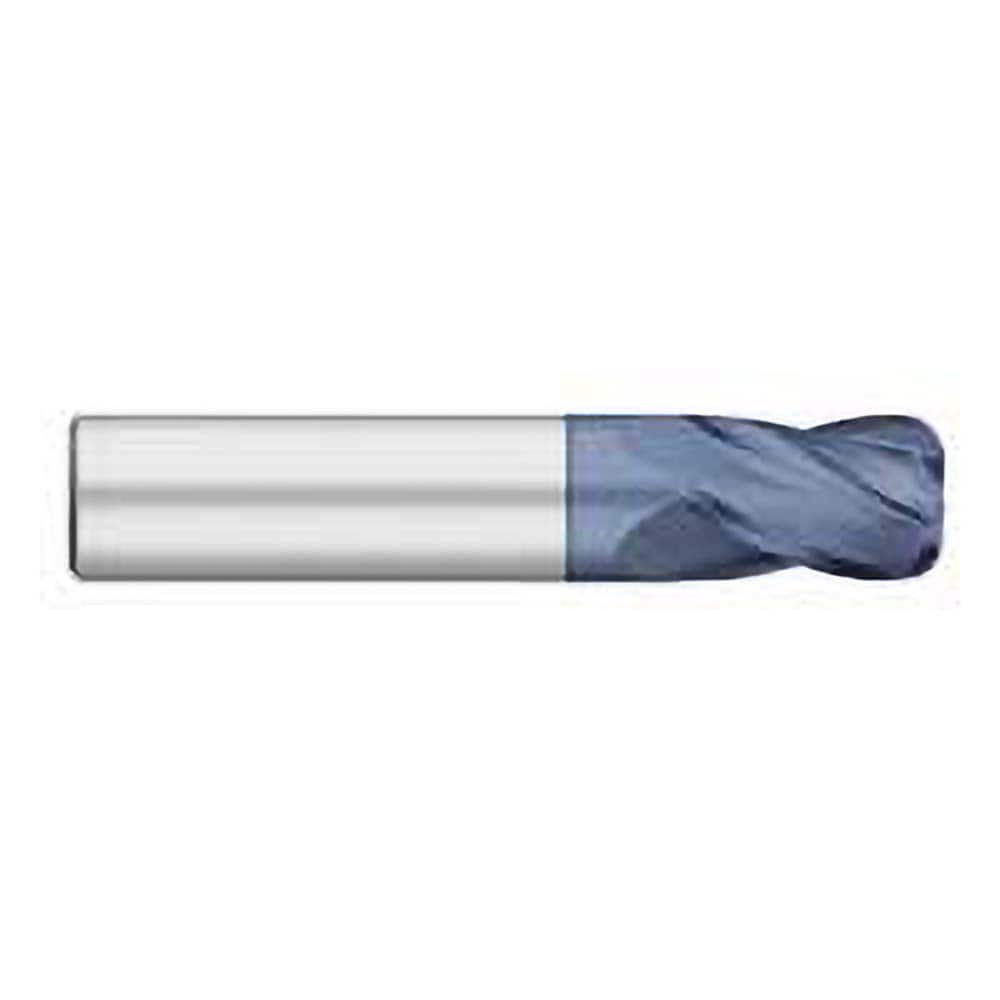 Titan USA - Corner Radius & Corner Chamfer End Mills; Mill Diameter (Inch): 1/2 ; Mill Diameter (Decimal Inch): 0.5000 ; End Type: Corner Radius ; Corner Radius (mm): 0.50 ; Corner Radius (Decimal Inch): 0.0200 ; Number of Flutes: 4 - Exact Industrial Supply