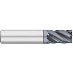 Titan USA - Square End Mills; Mill Diameter (Inch): 1/4 ; Mill Diameter (Decimal Inch): 0.2500 ; Number of Flutes: 5 ; Length of Cut (Inch): 3/8 ; Length of Cut (Decimal Inch): 0.3750 ; Material: Solid Carbide - Exact Industrial Supply