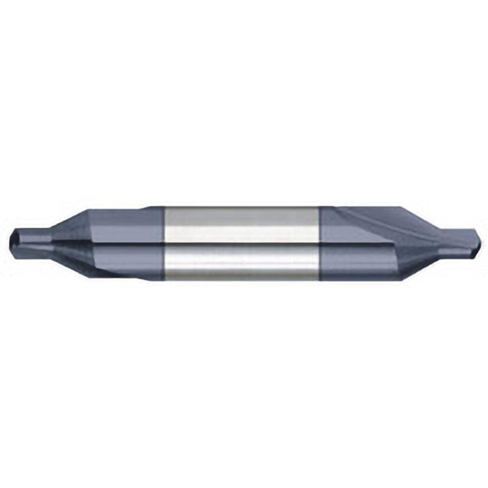 Titan USA - Combination Drill & Countersinks; Material: High Speed Steel ; Included Angle: 60 ; Trade Size: #4 ; Body Diameter (Inch): 5/16 ; Body Diameter (Decimal Inch): 5/16 ; Overall Length (Inch): 2-1/8 - Exact Industrial Supply