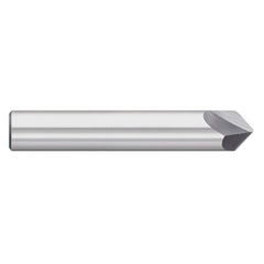 Titan USA - Chamfer Mills; Cutter Head Diameter (Inch): 5/16 ; Included Angle B: 60 ; Included Angle A: 60 ; Chamfer Mill Material: Solid Carbide ; Chamfer Mill Finish/Coating: Uncoated ; Overall Length (Inch): 2-1/2 - Exact Industrial Supply