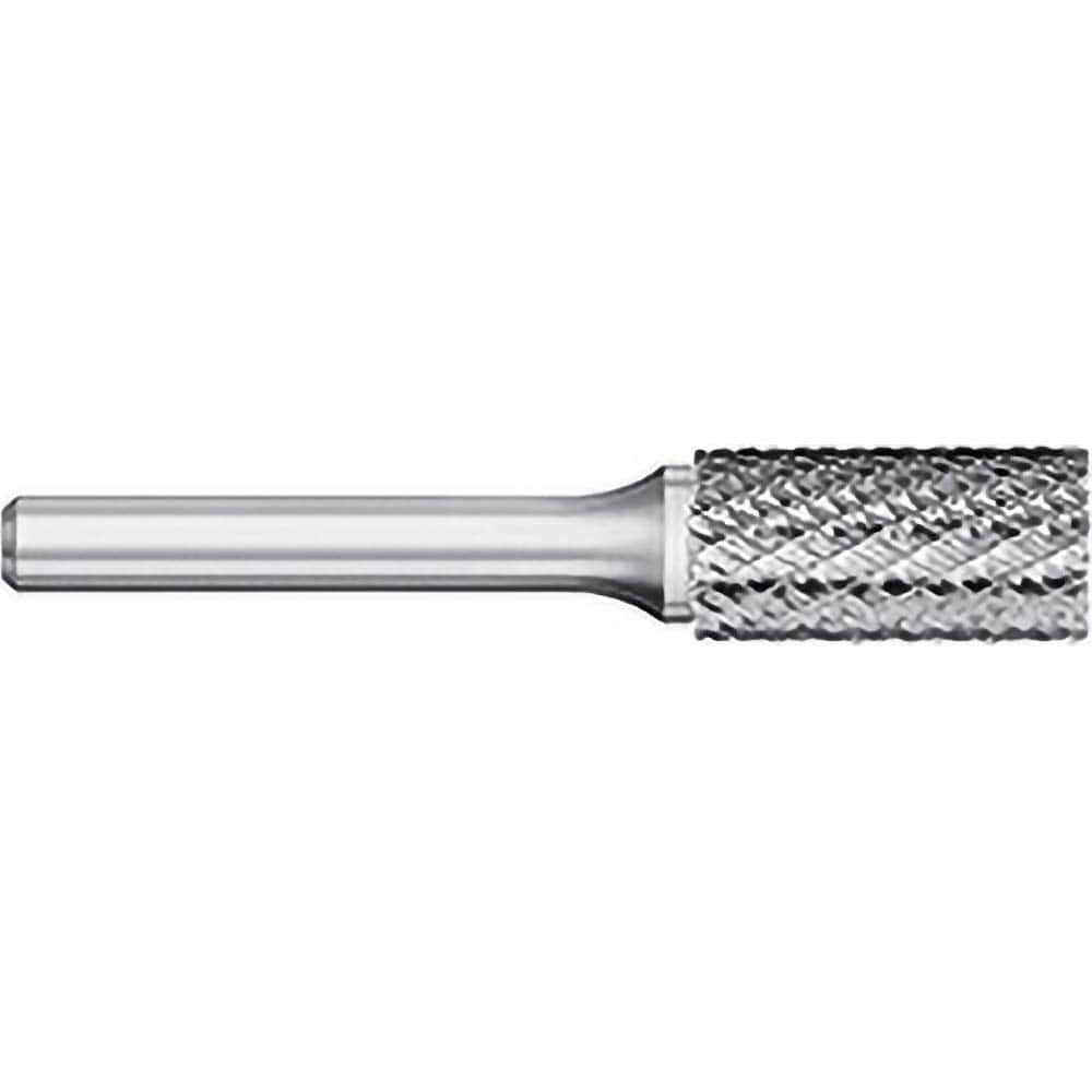 Titan USA - Burrs; Head Shape: Cylinder ; Industry Specification: SA-3 ; Tooth Style: Double Cut ; Cutting Diameter (Inch): 3/8 ; Cutting Diameter (Decimal Inch): 0.3750 ; Shank Diameter (Inch): 1/4 - Exact Industrial Supply