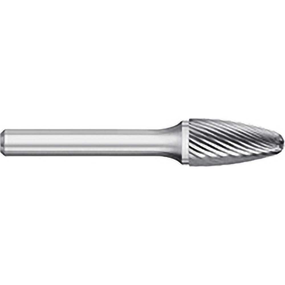 Titan USA - Burrs; Head Shape: Tree w/Radius ; Industry Specification: SF-42 ; Tooth Style: Single Cut ; Cutting Diameter (Inch): 1/8 ; Cutting Diameter (Decimal Inch): 0.1250 ; Shank Diameter (Inch): 1/8 - Exact Industrial Supply