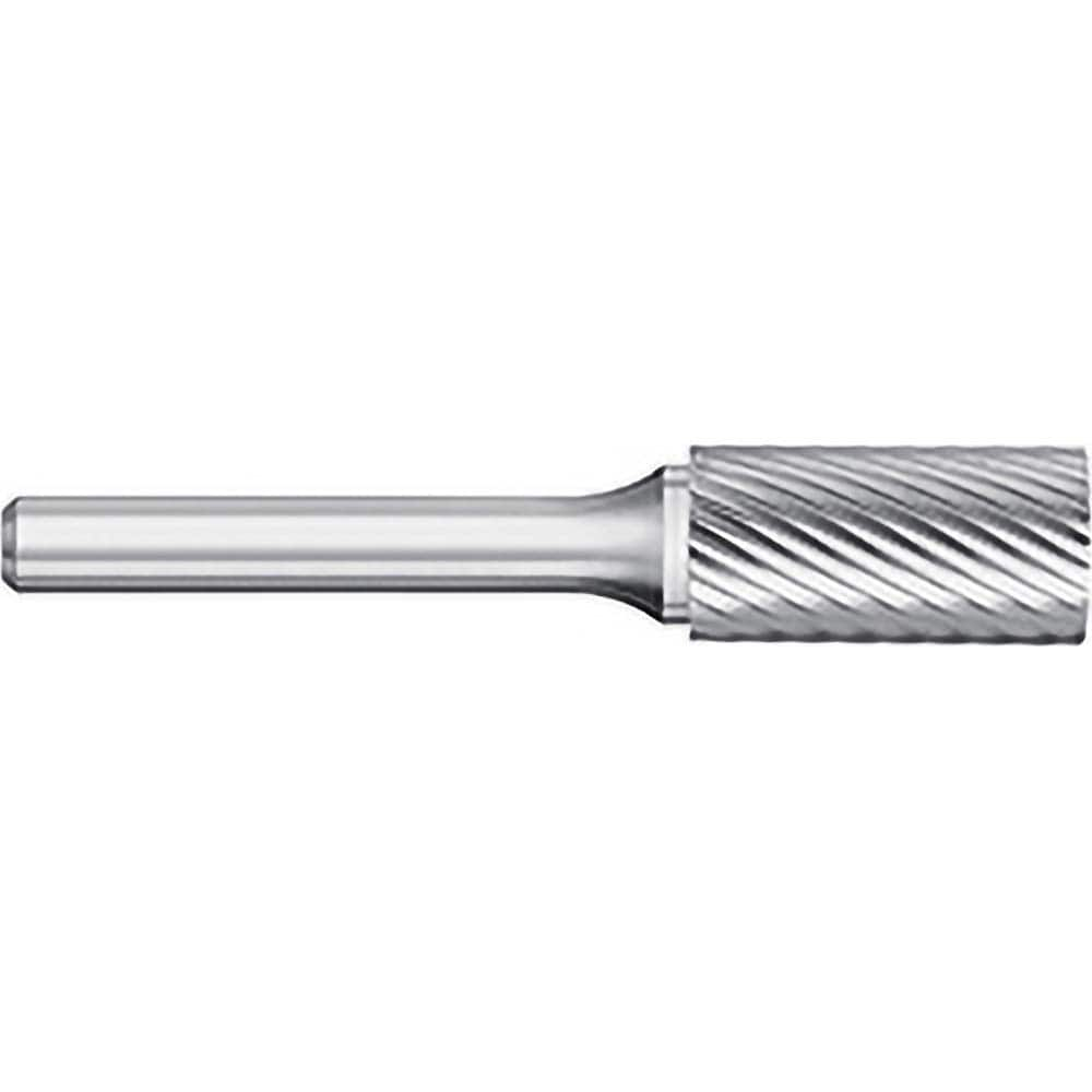 Titan USA - Burrs; Head Shape: Cylinder ; Industry Specification: SA-53 ; Tooth Style: Single Cut ; Cutting Diameter (Inch): 3/16 ; Cutting Diameter (Decimal Inch): 0.1875 ; Shank Diameter (Inch): 1/8 - Exact Industrial Supply