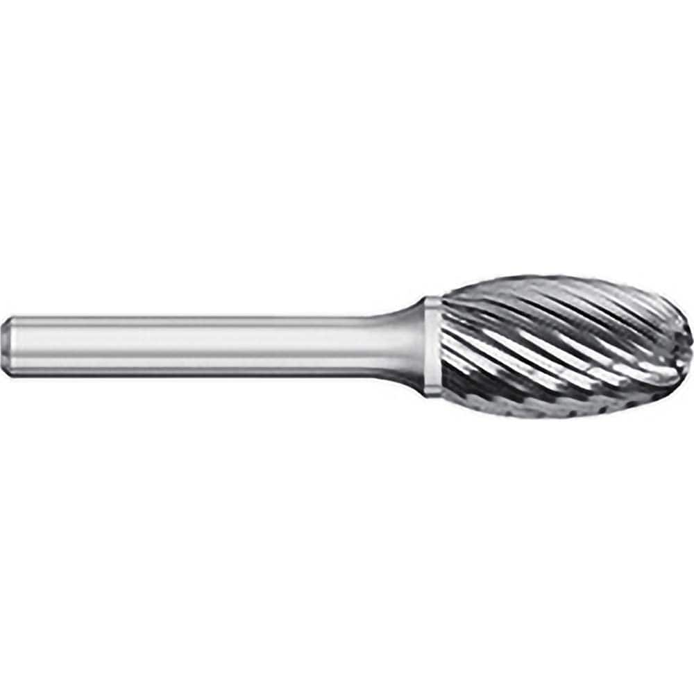 Titan USA - Burrs; Head Shape: Egg ; Industry Specification: SE-1 ; Tooth Style: Single Cut ; Cutting Diameter (Inch): 1/4 ; Cutting Diameter (Decimal Inch): 0.2500 ; Shank Diameter (Inch): 1/4 - Exact Industrial Supply