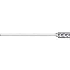 Titan USA - Burrs; Head Shape: Cylinder ; Industry Specification: SA-5L6 ; Tooth Style: Single Cut ; Cutting Diameter (Inch): 1/2 ; Cutting Diameter (Decimal Inch): 0.5000 ; Shank Diameter (Inch): 1/4 - Exact Industrial Supply