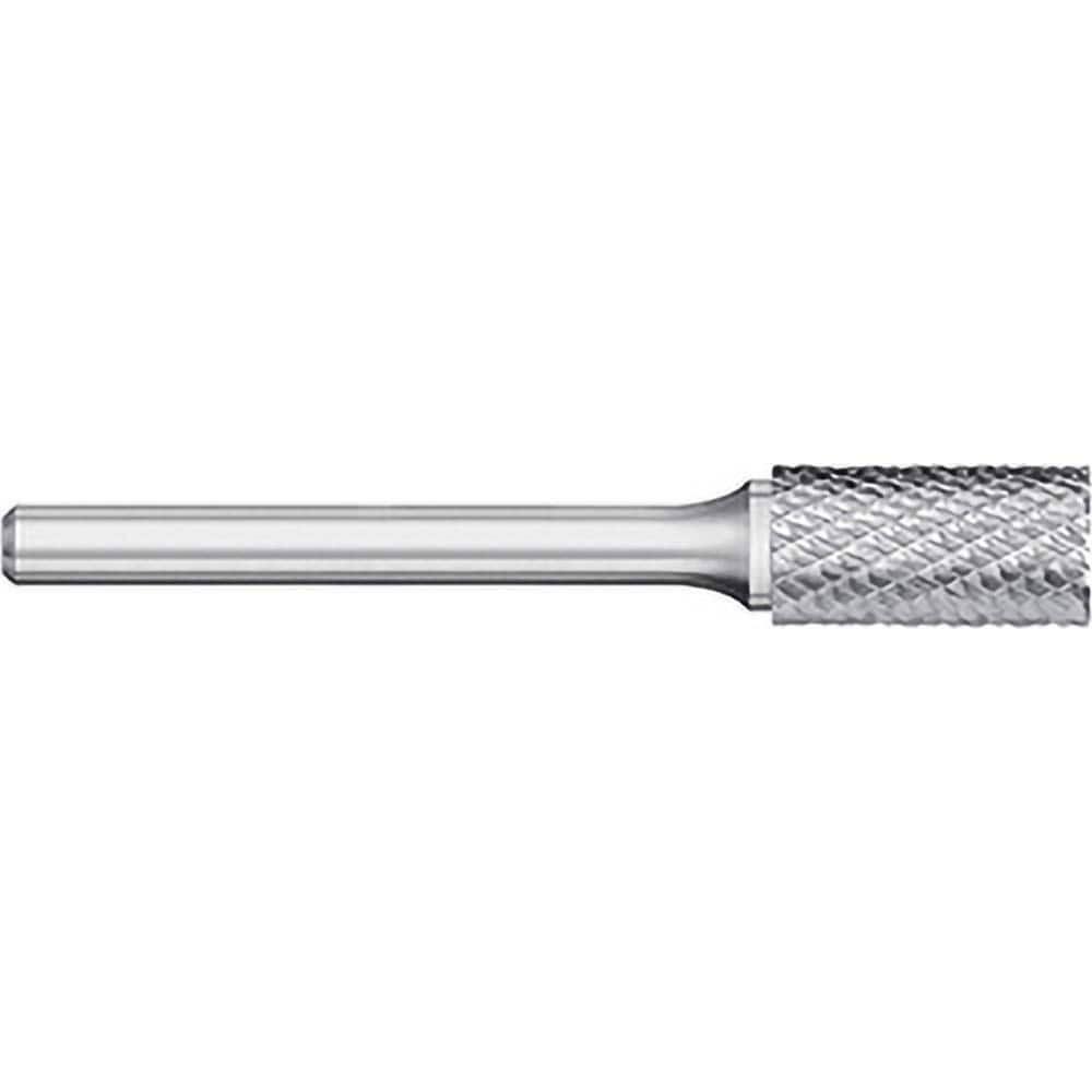 Titan USA - Burrs; Head Shape: Cylinder w/End Cut ; Industry Specification: SB-3X ; Tooth Style: Double Cut ; Cutting Diameter (Inch): 3/8 ; Cutting Diameter (Decimal Inch): 0.3750 ; Shank Diameter (Inch): 1/4 - Exact Industrial Supply