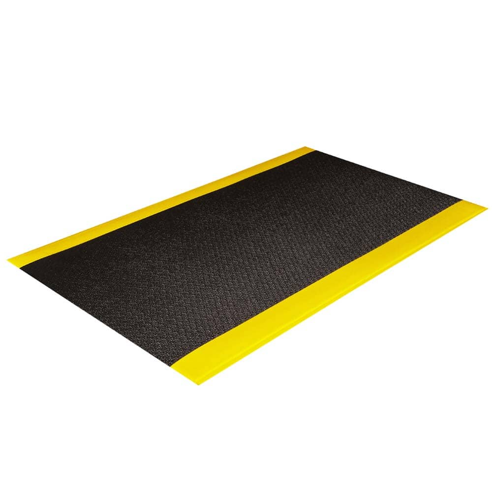 Crown Matting - Anti-Fatigue Matting; Dry or Wet Environment: Dry ; Length (Feet): 3.000 ; Width (Inch): 24 ; Width (Feet): 2.00 ; Thickness (Inch): 9/16 ; Surface Pattern: Pebbled - Exact Industrial Supply