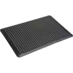 Crown Matting - Anti-Fatigue Matting; Dry or Wet Environment: Dry ; Length (Feet): 3.000 ; Width (Inch): 24 ; Width (Feet): 2.00 ; Thickness (Inch): 1/2 ; Surface Pattern: Bubbled; Raised Circles - Exact Industrial Supply