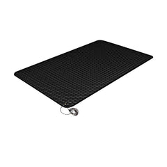 Crown Matting - Anti-Fatigue Matting; Dry or Wet Environment: Dry ; Length (Feet): 12.000 ; Width (Inch): 36 ; Width (Feet): 3.00 ; Thickness (Inch): 9/16 ; Surface Pattern: Diamond-Plate - Exact Industrial Supply